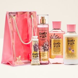Bath & Body Works Pink Costa Rica Pink Pineapple Sunrise Gift Set